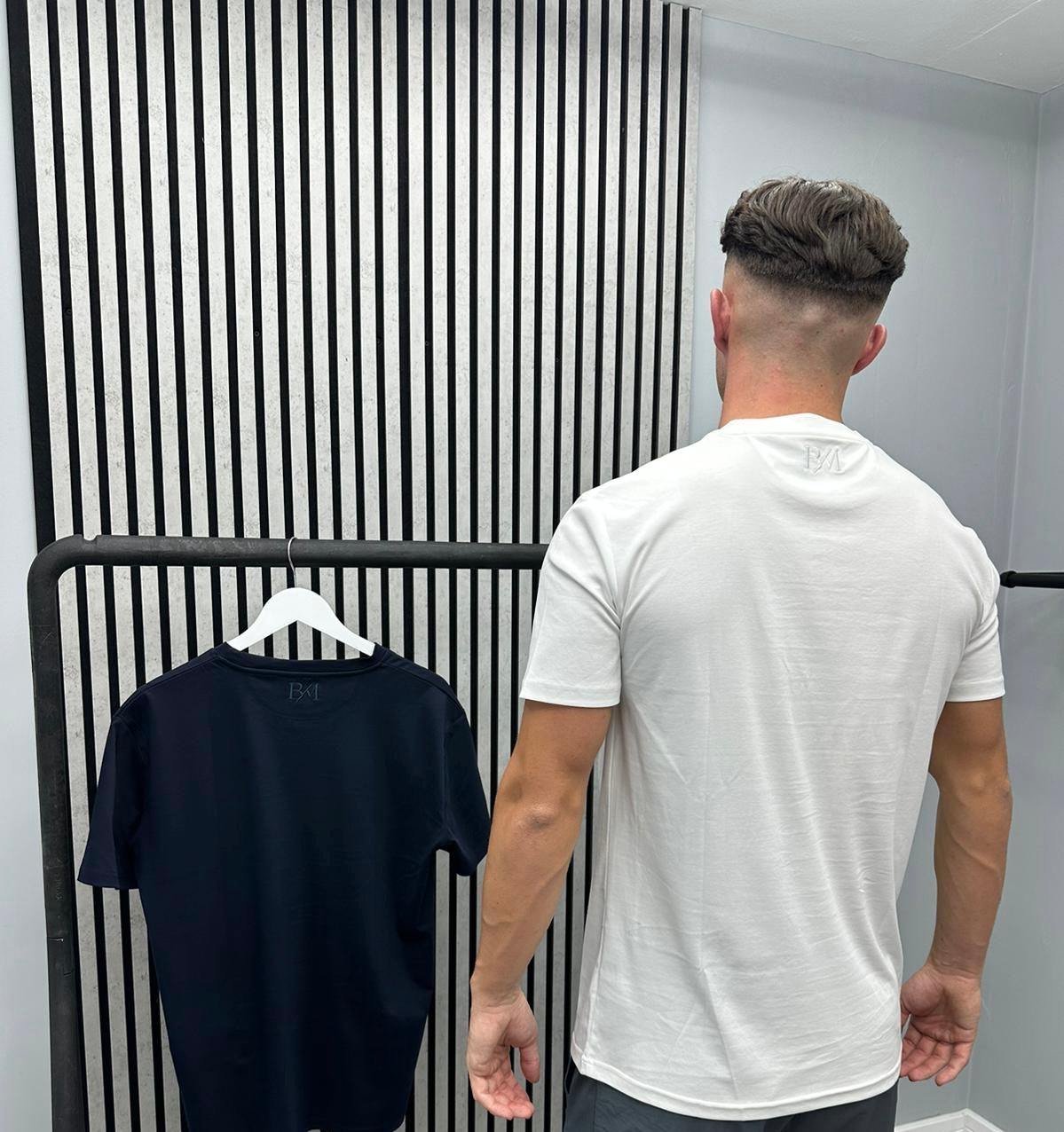 White Mercerized Cotton T-Shirt